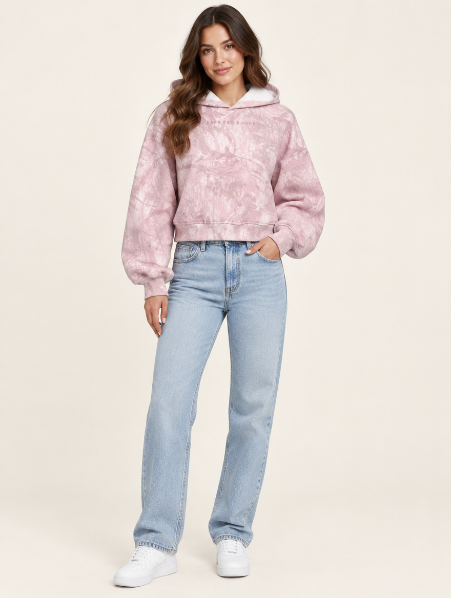Pink Camo Hoodie